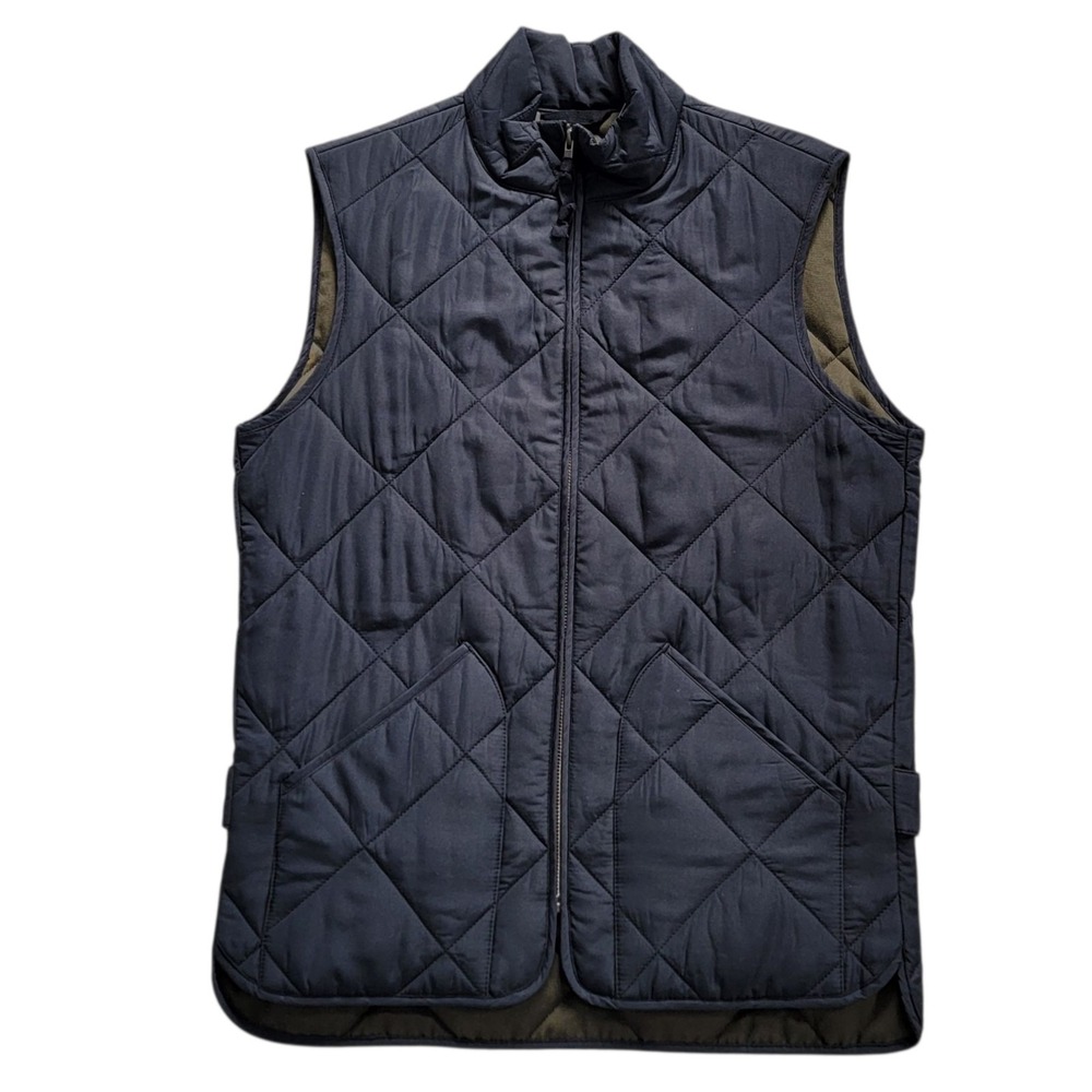 J Crew Mercantile Vest Mens XS Navy Blue‎ Quilted Hunting Hiking Lightweight New